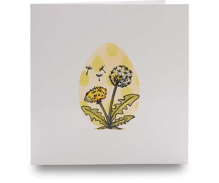 Heindesign – wholesale Rubber/decorative stamp – Stamp: dandelion and dandelion positive and negative2