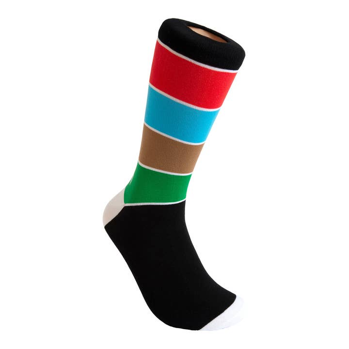 Transit Tees - Wholesale Socks - Unisex - Train Line Dress Socks