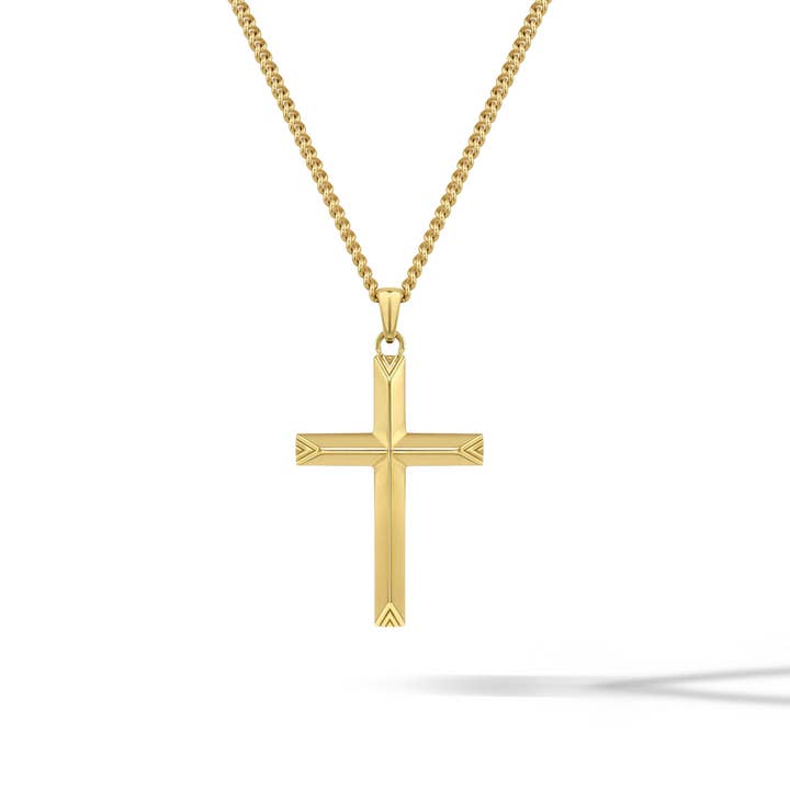 Vincero - Wholesale Pendant/Charm Necklace - Cross Pendant - 14K Gold