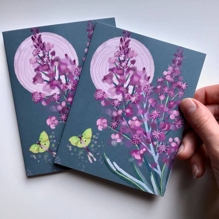 Fireweed and Moth Notecard - Alaska Card - Nature Gift and other Purchase Wholesale gift card number. Free Returns & Net 60 Terms on Faire trending on Faire.