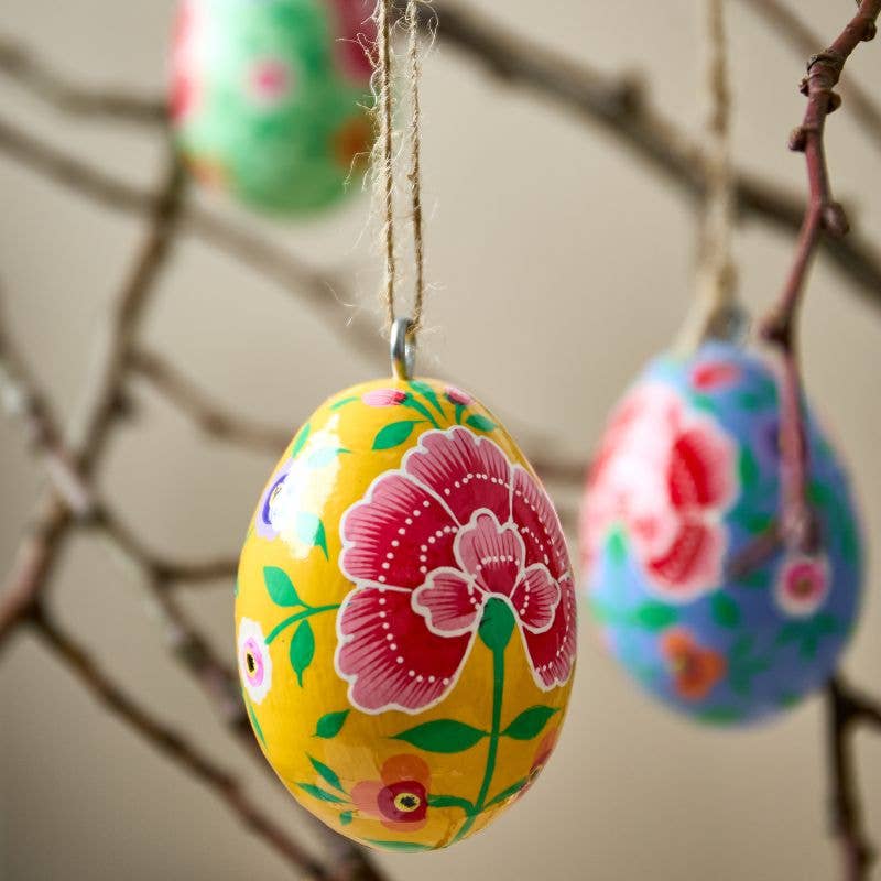 Dalit Goods Co - Vendita all'ingrosso Decorazione - Uovo Solido Sospeso | Viola3