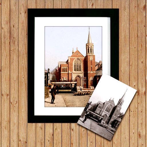 Wesleyan Church, fotografia a colori di St. Ann per la vendita all'ingrosso da parte di Dukki Gifts