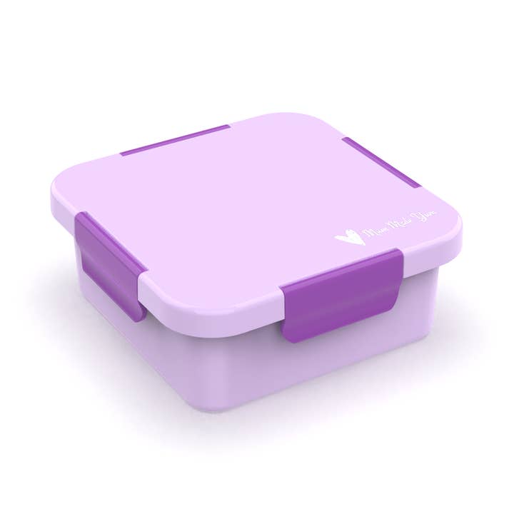 Square Leakproof Lunchbox - Purple for wholesale by Mum Made Yum