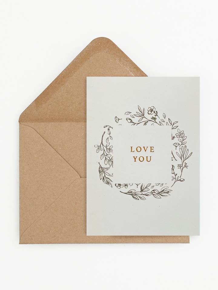Botanical Love You Karte für den Großhandel von studio thirty two