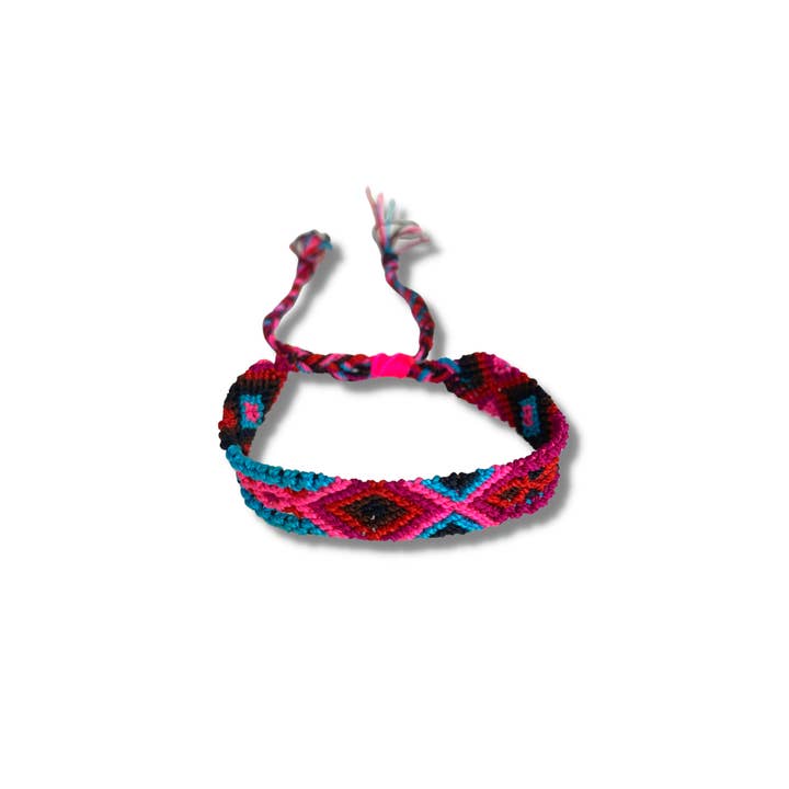 Lumily - Wholesale Woven/braided bracelet - Friendship Woven Slide Knot String Bracelet - Choose Color6