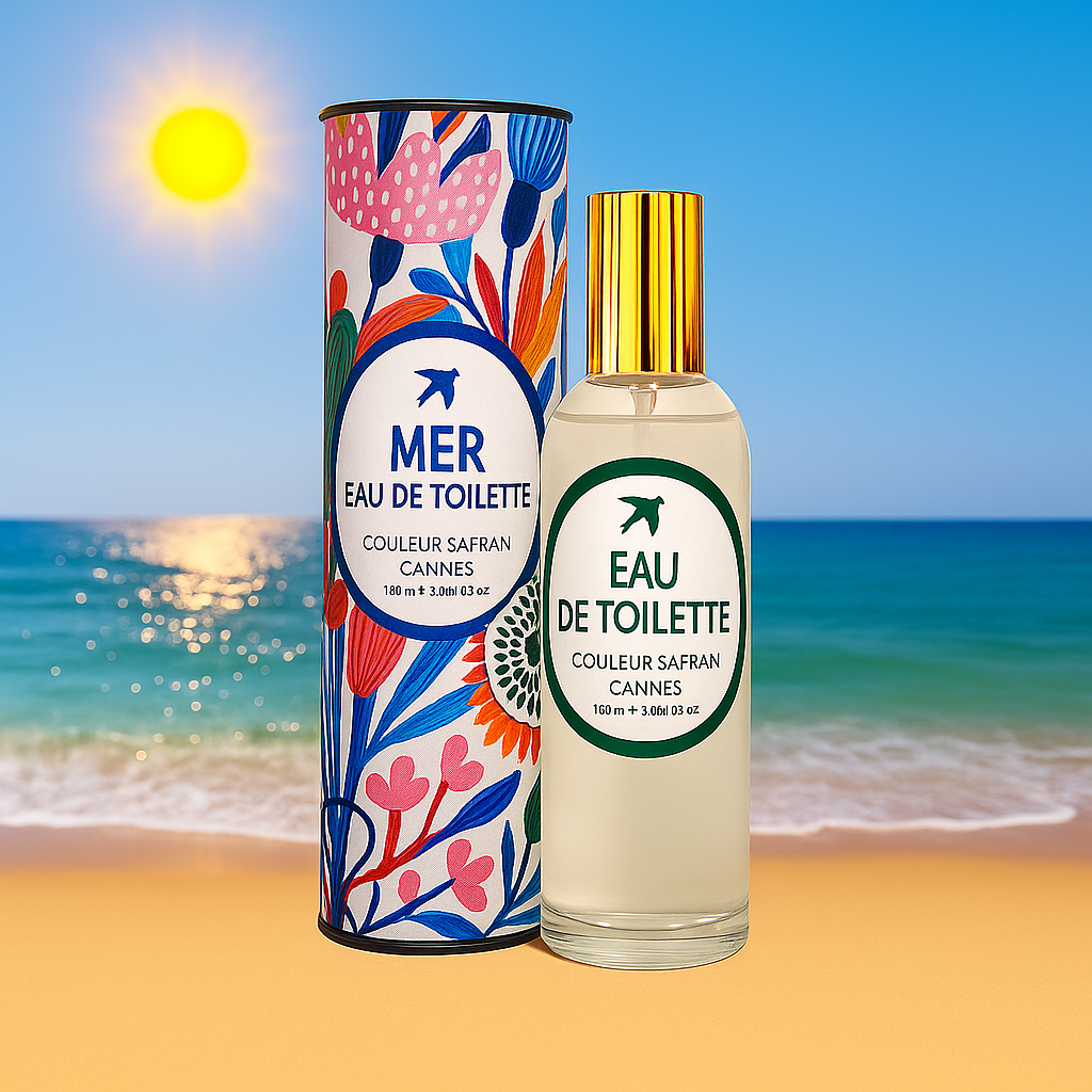 Couleur Safran Parfums – Großhandel Parfüm/Eau de Toilette – Eau de Toilette Sea Made in Provence 100 ml, hergestellt in Grasse1