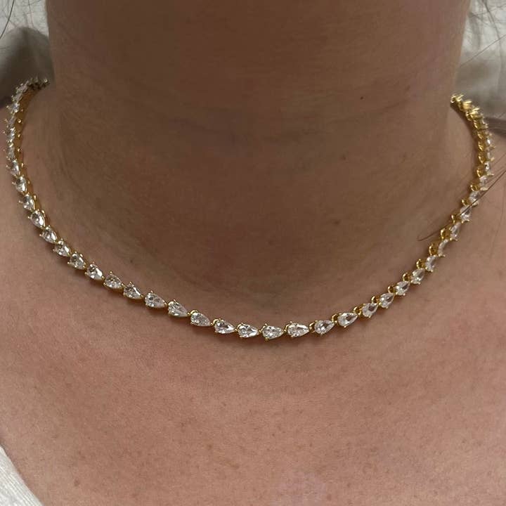 Sahira Jewelry Design - Wholesale Jewelry - Men's - Kira Tennis Necklace