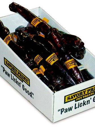 Expositor de rollos de ternera para retriever de 9/10", 24 unidades para venta al por mayor de Savory Prime