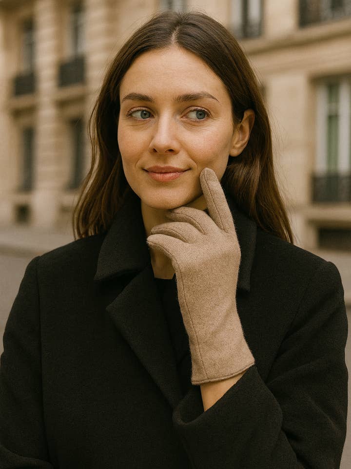 Damehandsker i Uld – 80% Uld, One Size for engroshandel hos Maison Unik Accessoires