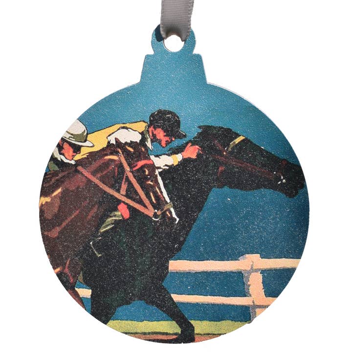 Adorno de madera Derby Vintage Ad para venta al por mayor de Layne Wilson