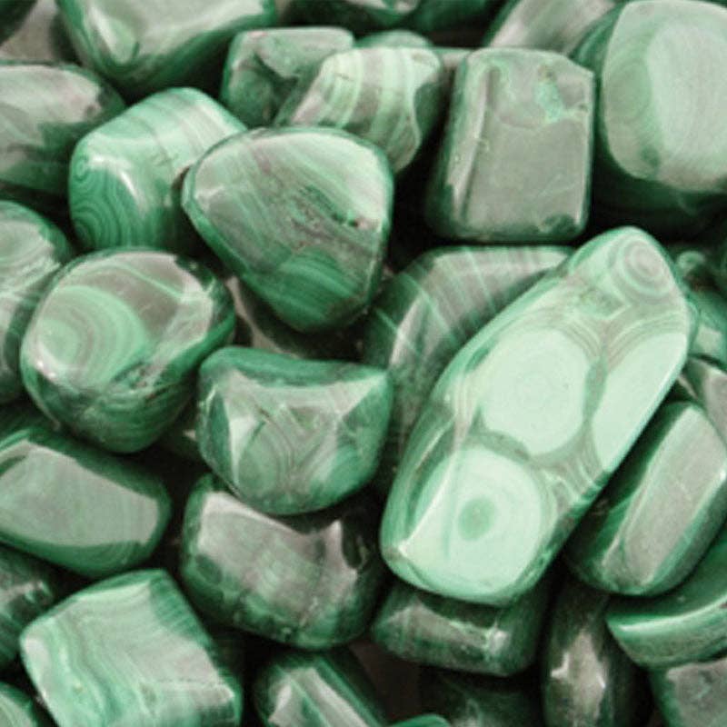 La Boîte à Cailloux - Wholesale Spiritual Stone/Crystal - Malachite Congo A+ (tumbled stone)0