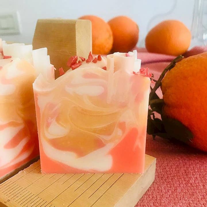 SENSO NATURALE - Wholesale Bar Soap - Body Shower Balm - Sicilian Red Orange1