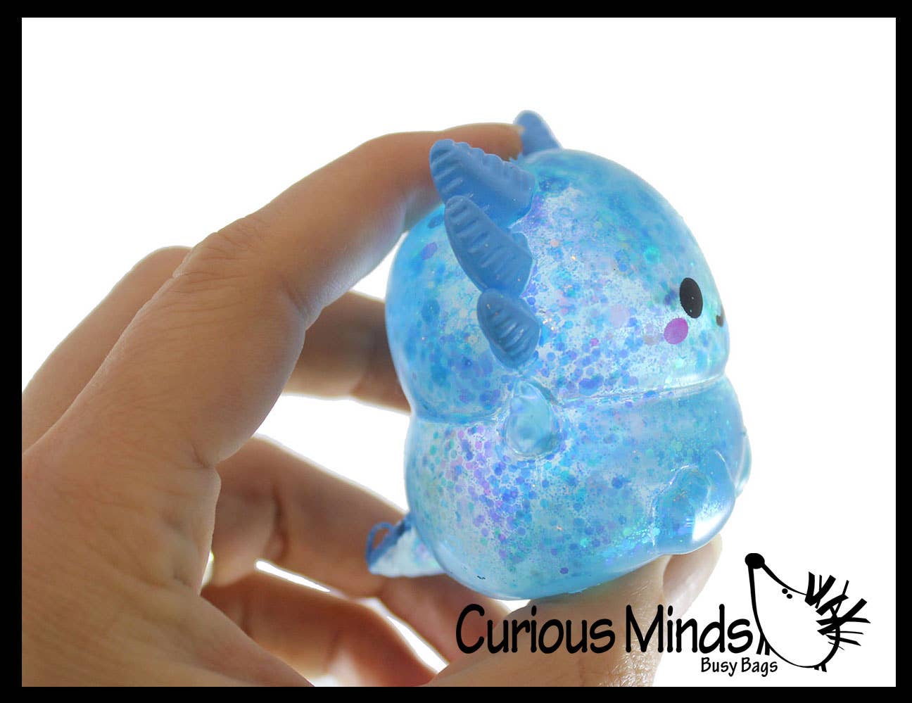Curious Minds Toys - Wholesale Squishy toy – Kids & Baby - 1 Axolotl Sugar Ball - Syrup Molasses Thick Glue/Gel Stress7