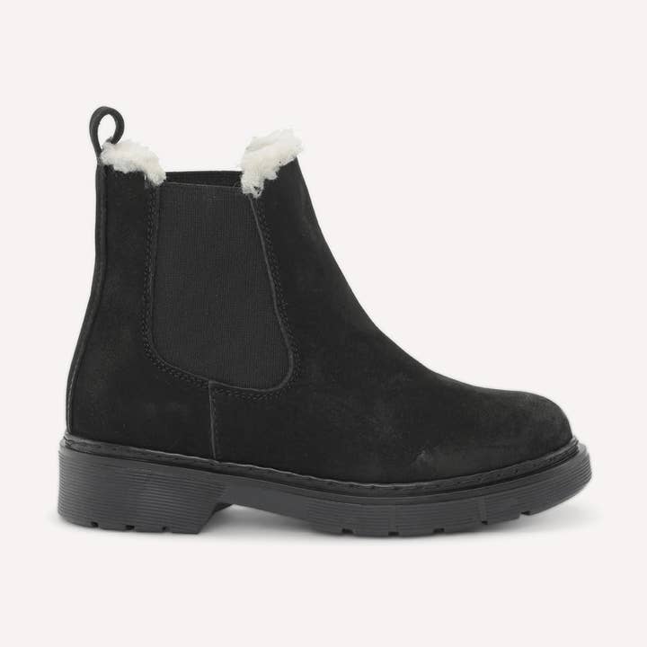 ALASKA Children Black Nubuck | Ankle boots for wholesale by JoDis Shoes