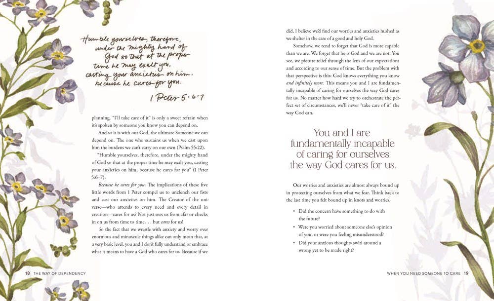 HarperCollins Christian Publishing - Wholesale Religion Book - The Way of the Wildflower : Gospel Meditations to Unburden Y7