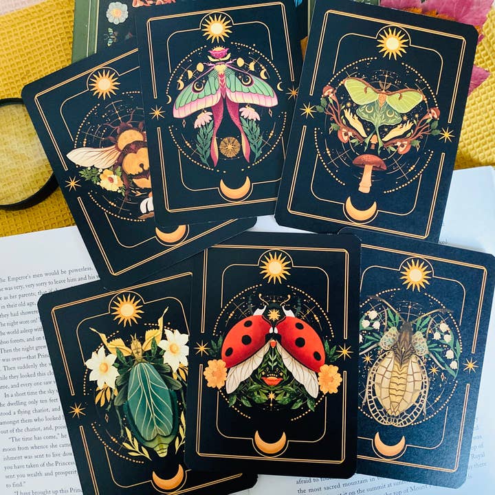 Split Moon Studios - Wholesale Art Print - A Set of Insect Art Prints - A6 Post Card Size - Artprint21