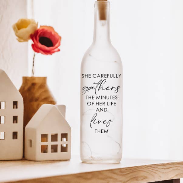 Firefly Home Designs - Wholesale Accent/Desk Lamp - Wine Bottle Lamp, Spring, Mothers Day Gifts, Mothers Day