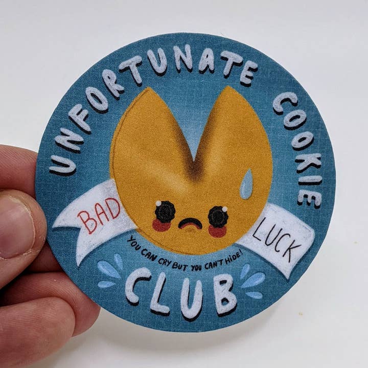 Unfortunate Cookie Club | Sticker for wholesale by Yas Petit Poulet