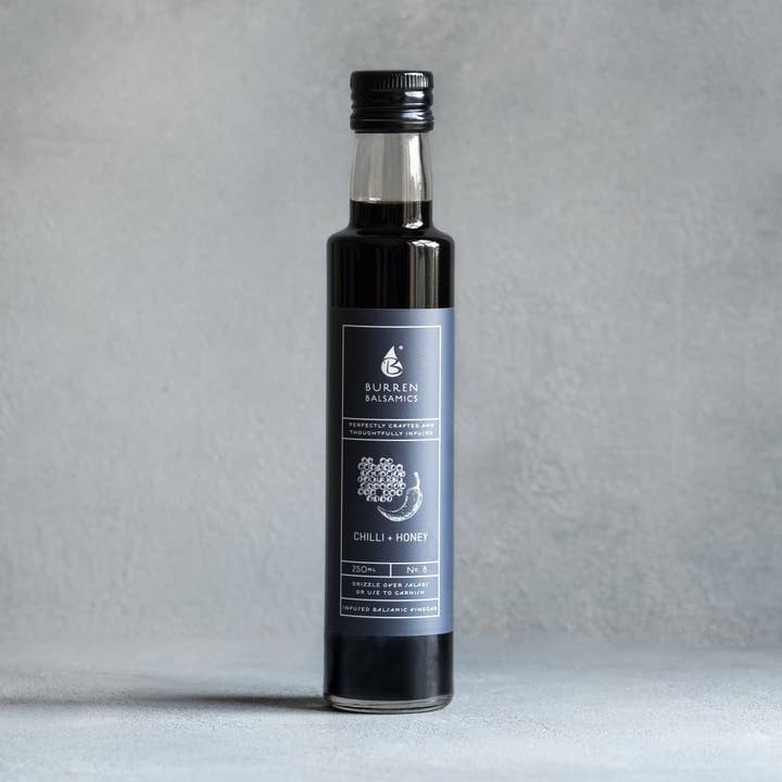 Chilli & Honey infused Balsamic Vinegar for wholesale by Burren Balsamics