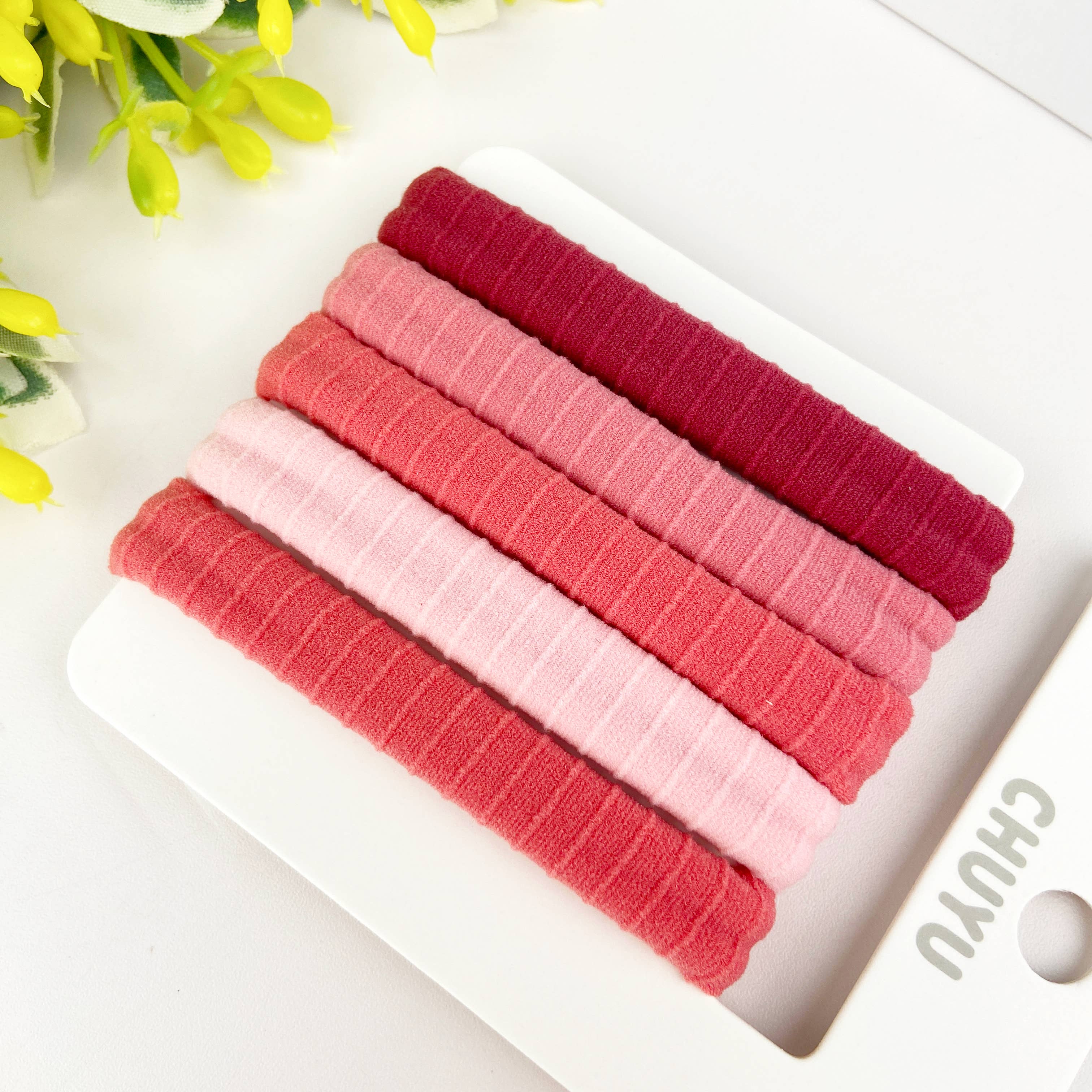 TheDivaSoap - Wholesale Hair Tie - 5pcs High elastic daily basic rubber band ponytail hair tie8