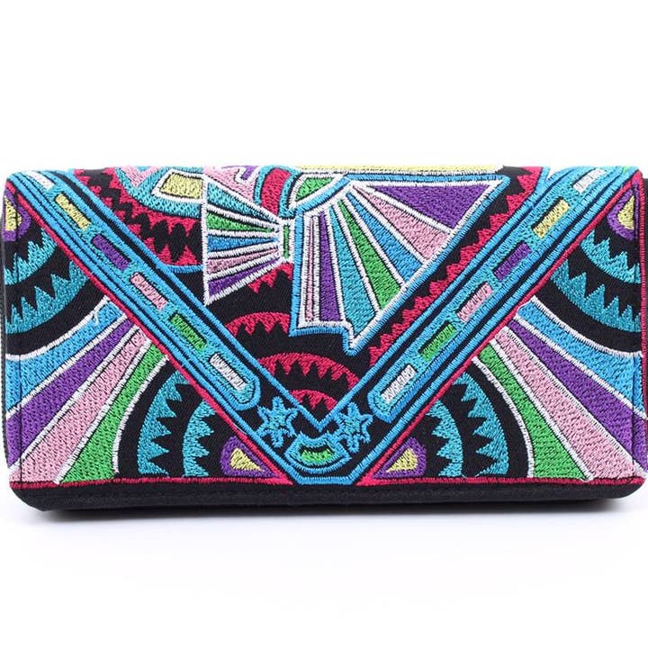 Lumily - Wholesale Wallet – Women's - Tahj Embroidered Hmong Wallet - Limited Edition | Thailand1