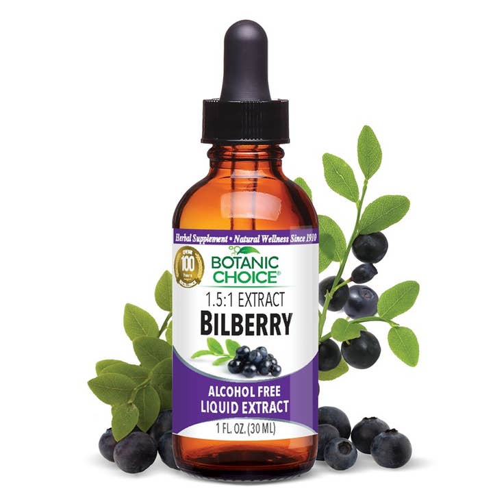 Botanic Choice - Wholesale Oral Supplement/Vitamin - Botanic Choice Bilberry Alcohol Free Liquid Extract - 1 oz