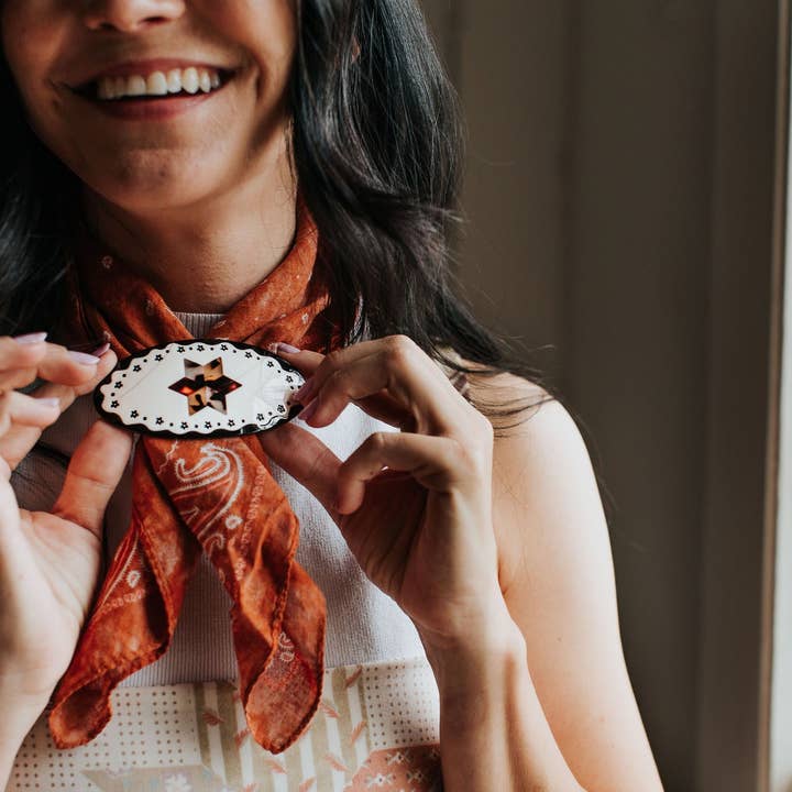 Hey Ricochet - Wholesale Barrette - Women's - Tortoise Star Ponytail Barrette2