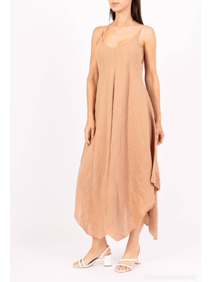 Shyloh - Wholesale Dress - Women's - Flowy linen dress 149403