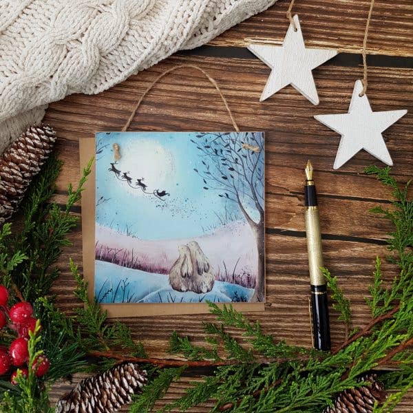 Christmas Magic Wooden Forever Card for wholesale by Love Country