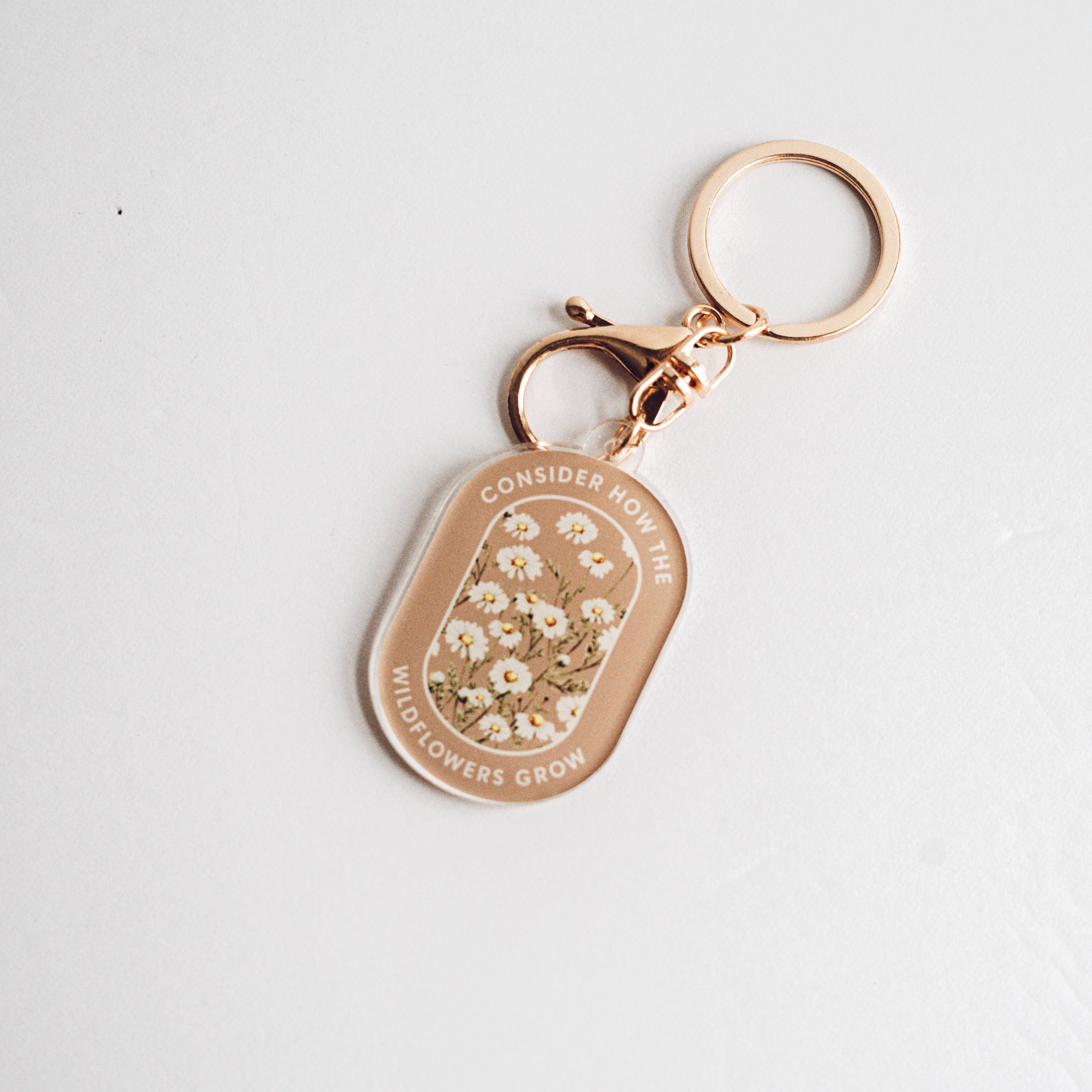 Jo Creative Co - Wholesale Keychain - Women's - Consider the Wildflowers Keychain4