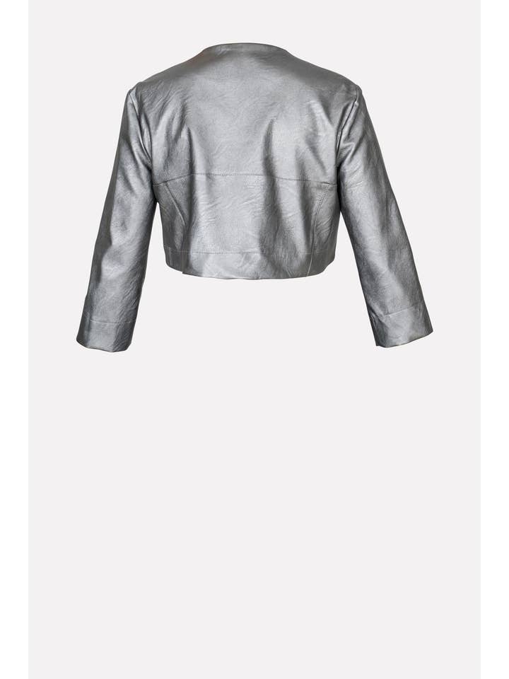 PEONY Faux Leather Shoulder Cover With Jewel Buttons 66% Pu 34% Vi for wholesale on Faire3