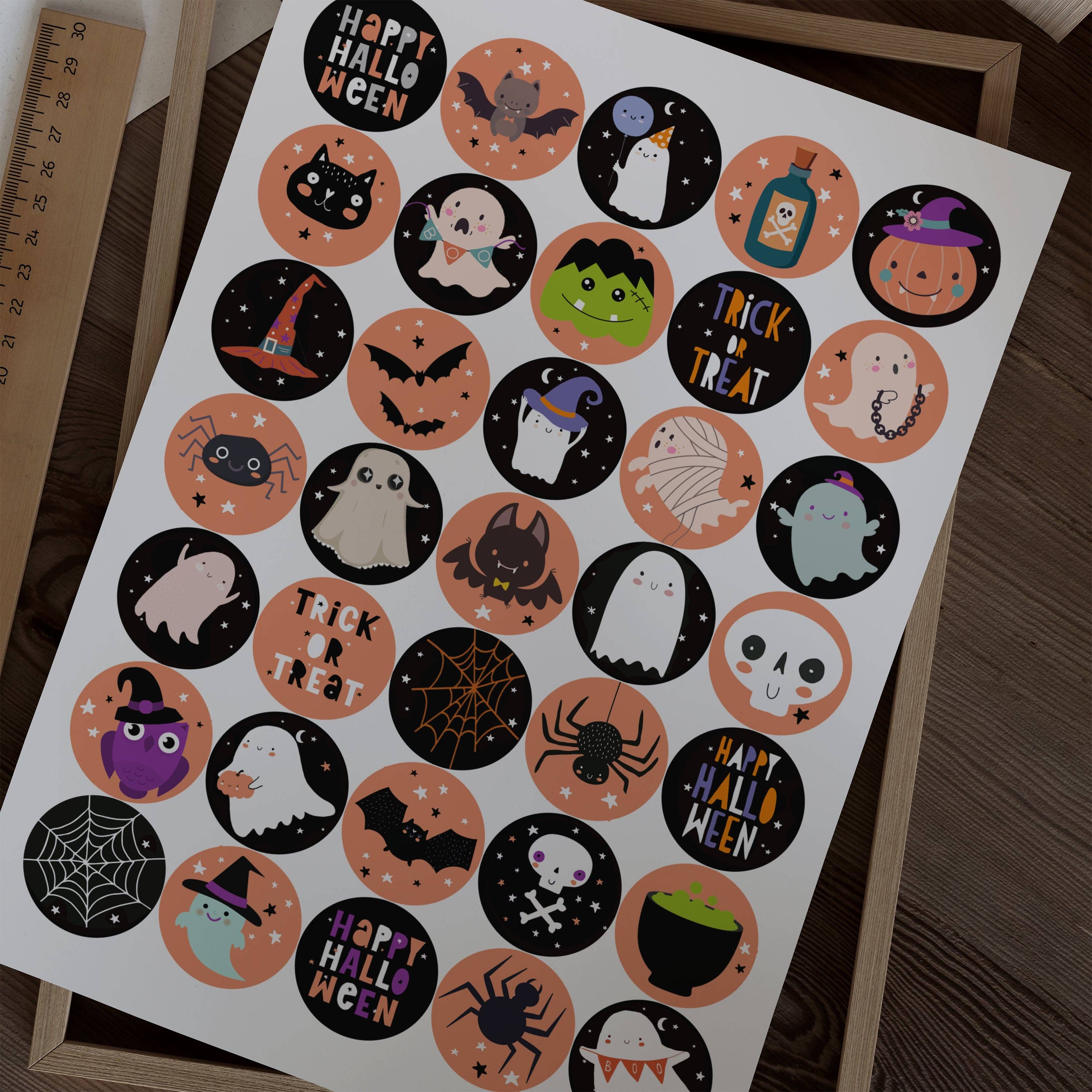 Sticker Varia - Wholesale Sticker - Kids & Baby - Sticker Sheet Spooky Halloween3