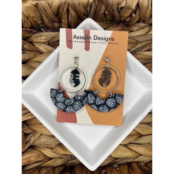 Polymer Clay Earrings- montera arch dangles for wholesale by Asselin Designs
