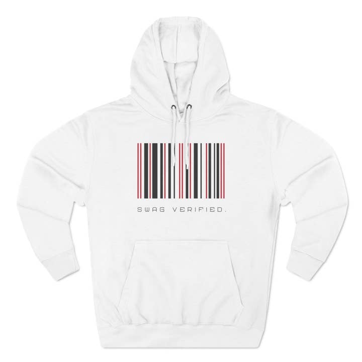 Ohhh So Swag - Wholesale Hoodie - Unisex - Swag Verified. Barcode Unisex Premium Pullover Hoodie | CA23