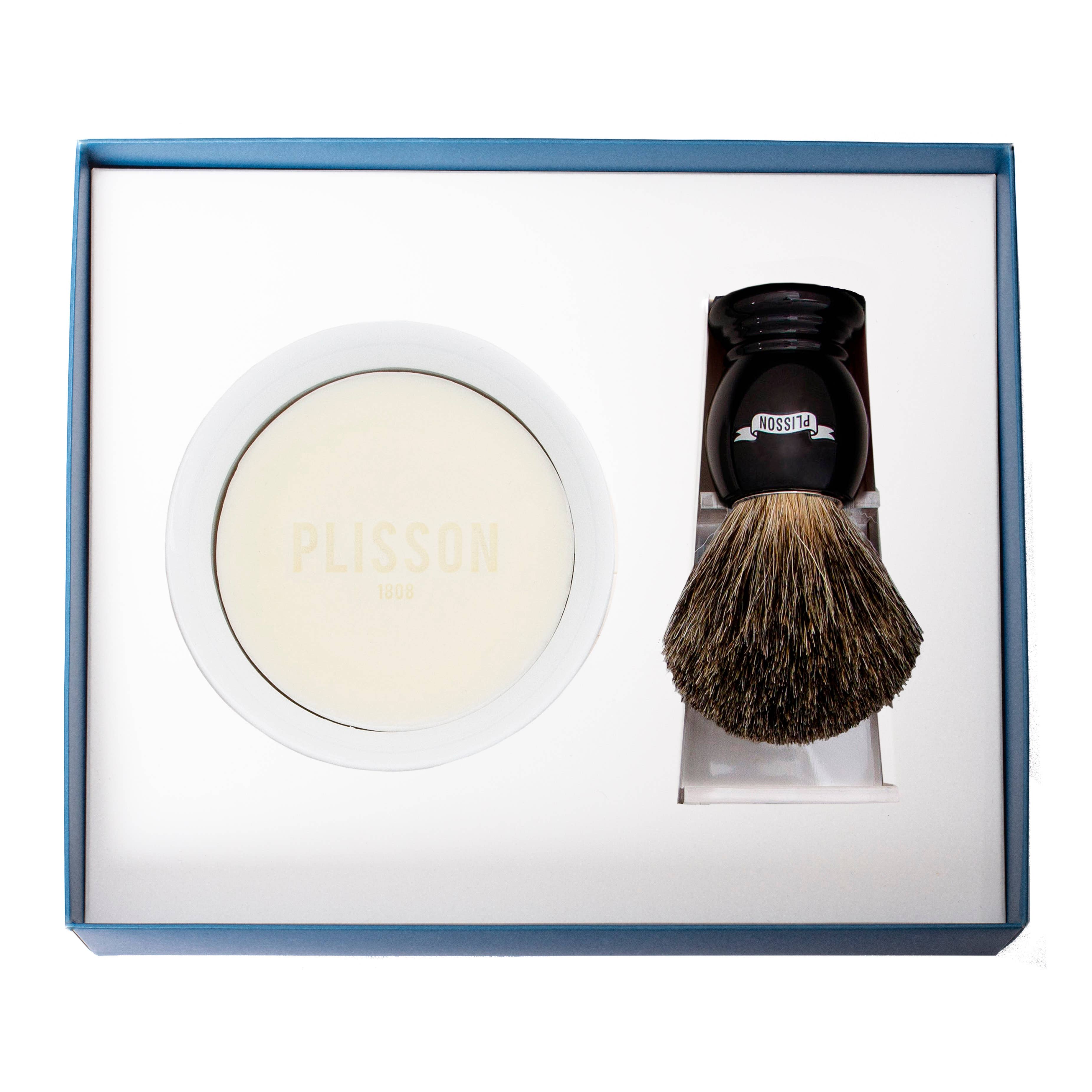 Plisson 1808 - Wholesale Shaving Set/Kit - Men's - Genuine Essential Shaving Brush Initiation Set - 9 colors2