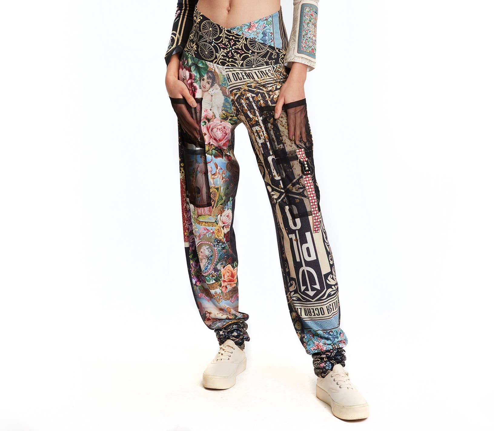 IPNG Design - Wholesale Pants - Women's - Sweat Pants - Fortune In Flowerland2