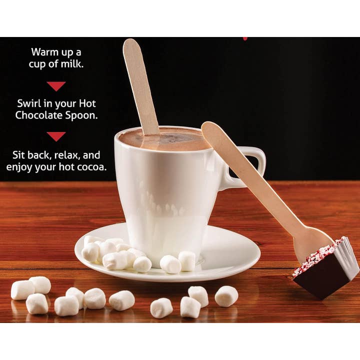 Chocolate Works - Wholesale Hot Cocoa Spoon - Hot Chocolate Spoon (Set of 12)