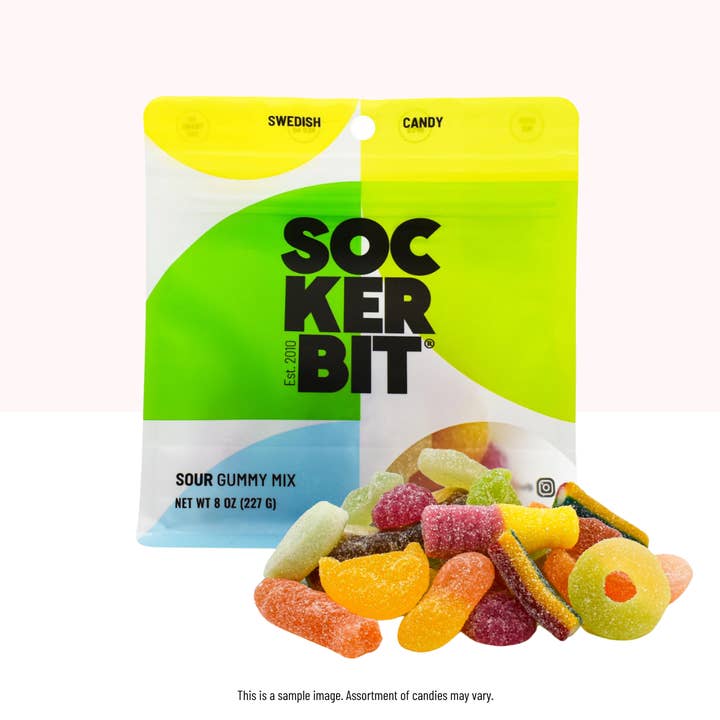 Sour Mix Swedish Candy Bag for wholesale by Sockerbit