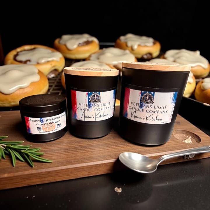 Nanas kök | Varm kanelbulle & vaniljkräm för wholesale av Veterans Light Candle Company