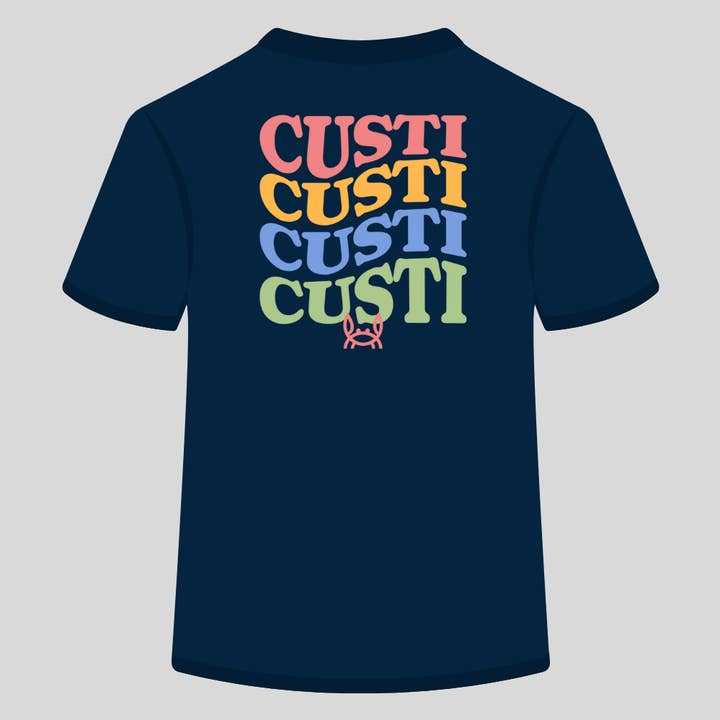 Puff Custi Navy T-Shirt | Tobago for wholesale by Custi Mikelo: Men's Clothing & Christmas Gifts