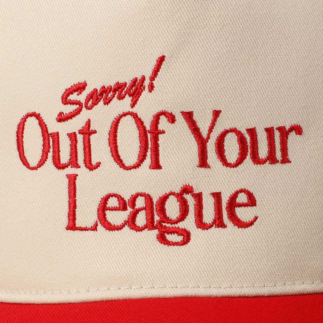 Fashion City - Vendita all'ingrosso Cappellino da baseball - Unisex - Berretto da baseball ricamato Sorry Out Of Your League13