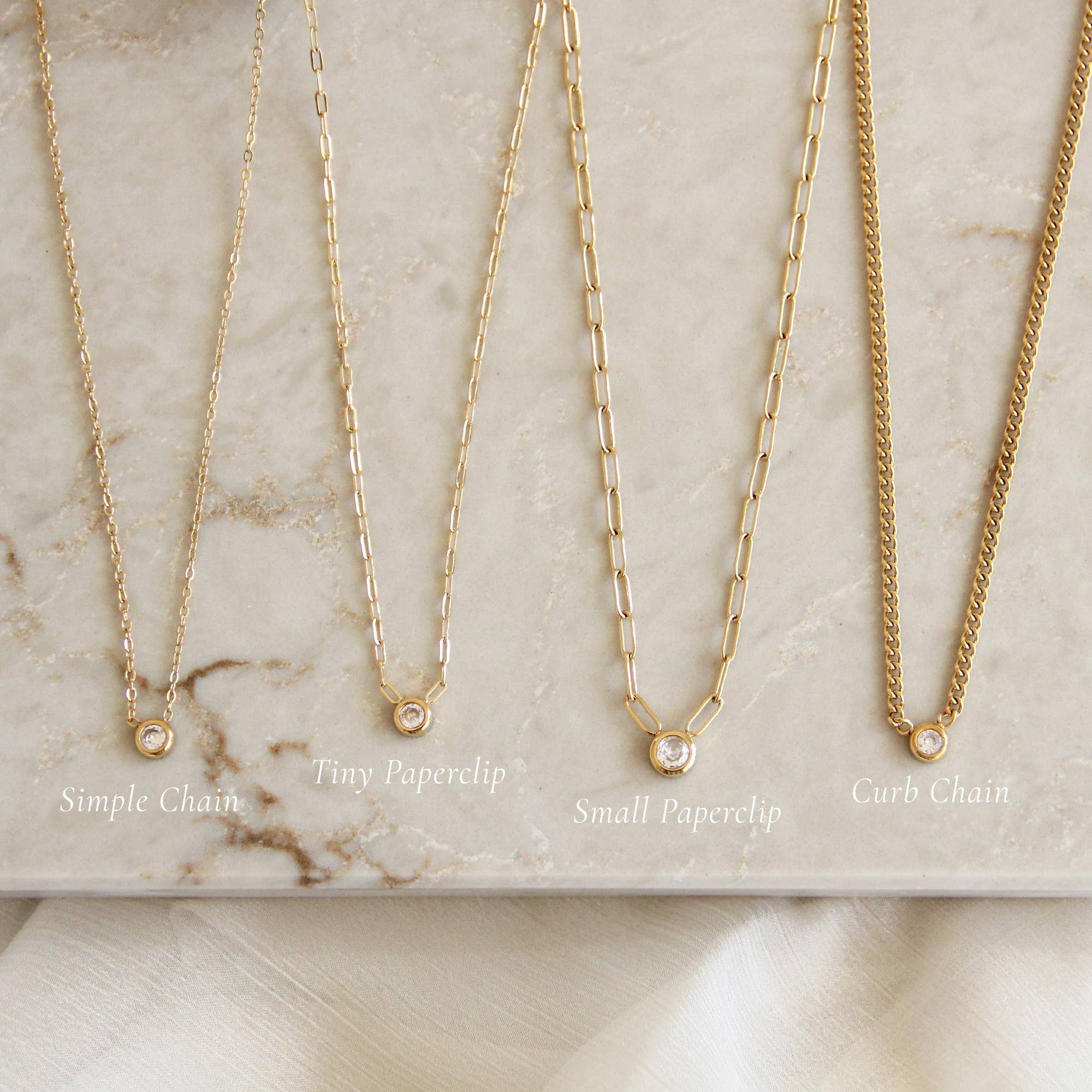 MAIVE - Vendita all'ingrosso Collana con ciondolo/pendaglio - Collana con catena CZ1