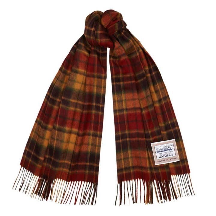 Heritage Traditions - Wholesale Scarf - Men's - Pure Wool Tartan Check Scarf22