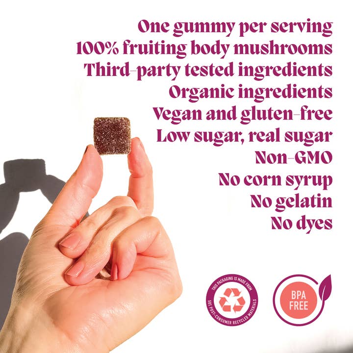 Microjoy - Wholesale Oral supplement/vitamin - Motivate Mushroom Gummies (5) / Vegan Supplement / Energy4