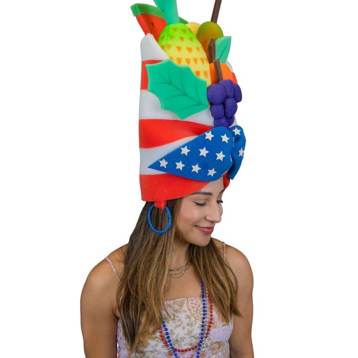 Foam Party Hats - Wholesale Party Hat/Crown - USA Carmen Miranda Hat