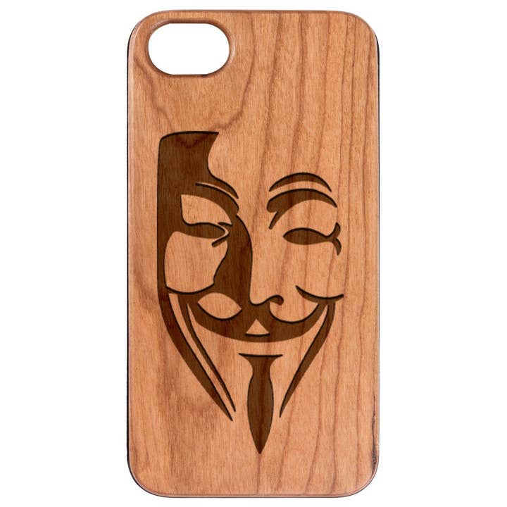 Cherry Wood - Anonymous Engraved for wholesale by OTTO CASE