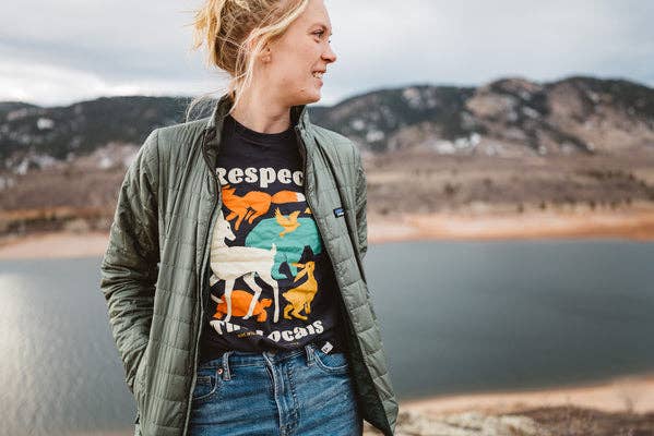 The Landmark Project – wholesale Screen printed t-shirt – unisex – Respect the Locals Unisex Short Sleeve Tee6