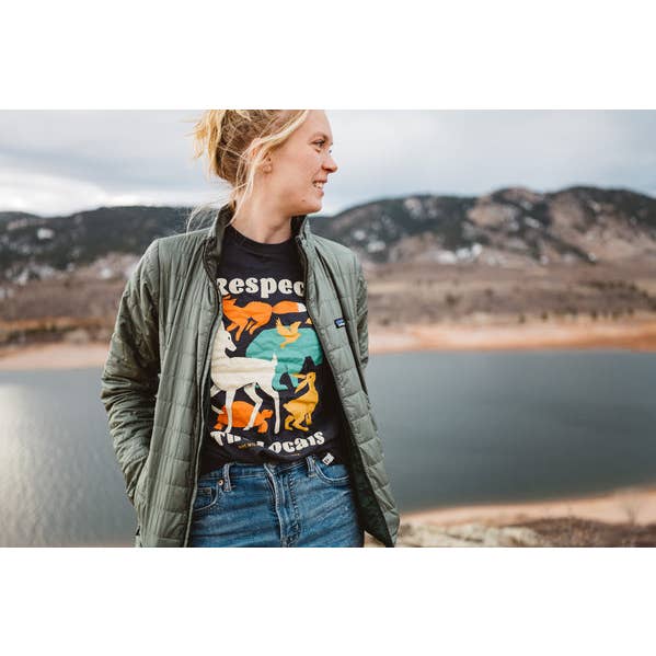 The Landmark Project – wholesale Screen printed t-shirt – unisex – Respect the Locals Unisex Short Sleeve Tee6