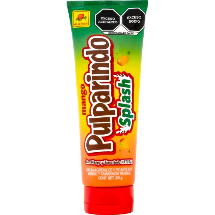 Jalos Candies - Wholesale Gummy - Pulparindo Splash - Mango - 12pcs
