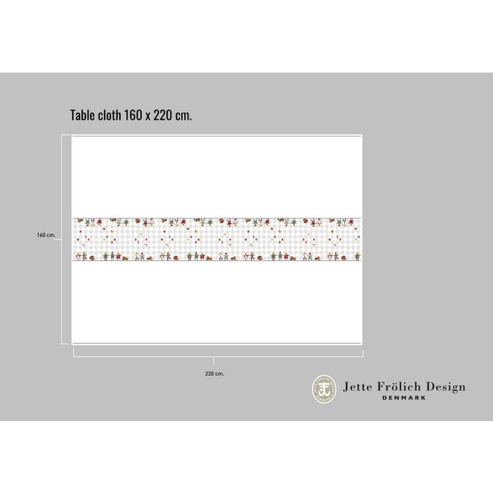 Mantel 'Niños Bailando' 160 x 220 cm para venta al por mayor de Jette Frölich Design